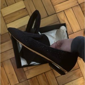 Nicholas Kirkwood New Beya Loafer Glitter Black EU Size 391/2